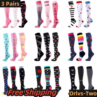 CFS Compression Socks Women Men Knee Stocking 20-30mmHg Edem