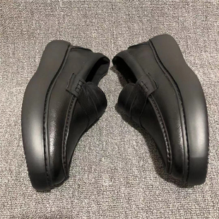 品牌撤柜天王同款韩版百搭懒人男鞋英伦专柜商务休闲皮鞋套脚板鞋