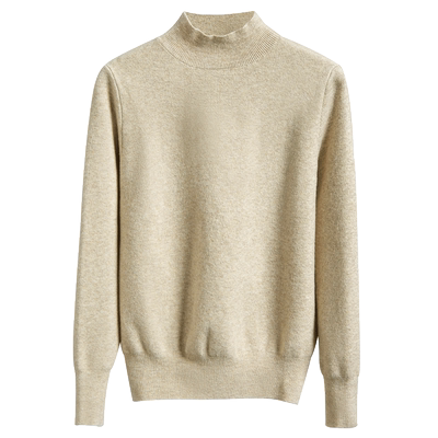 半高领羊毛衫女秋冬修身内搭