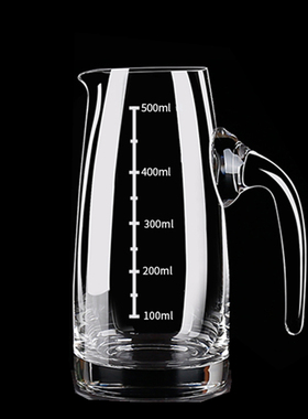 玻璃白酒分酒器KTV洋酒红酒醒酒器小酒杯扎壶量酒器酒吧饭店家用