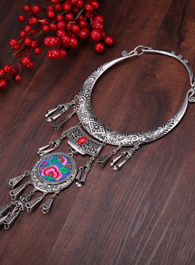 新款民族风复古项圈毛衣链饰品铃铛项链 necklace Collar Collier