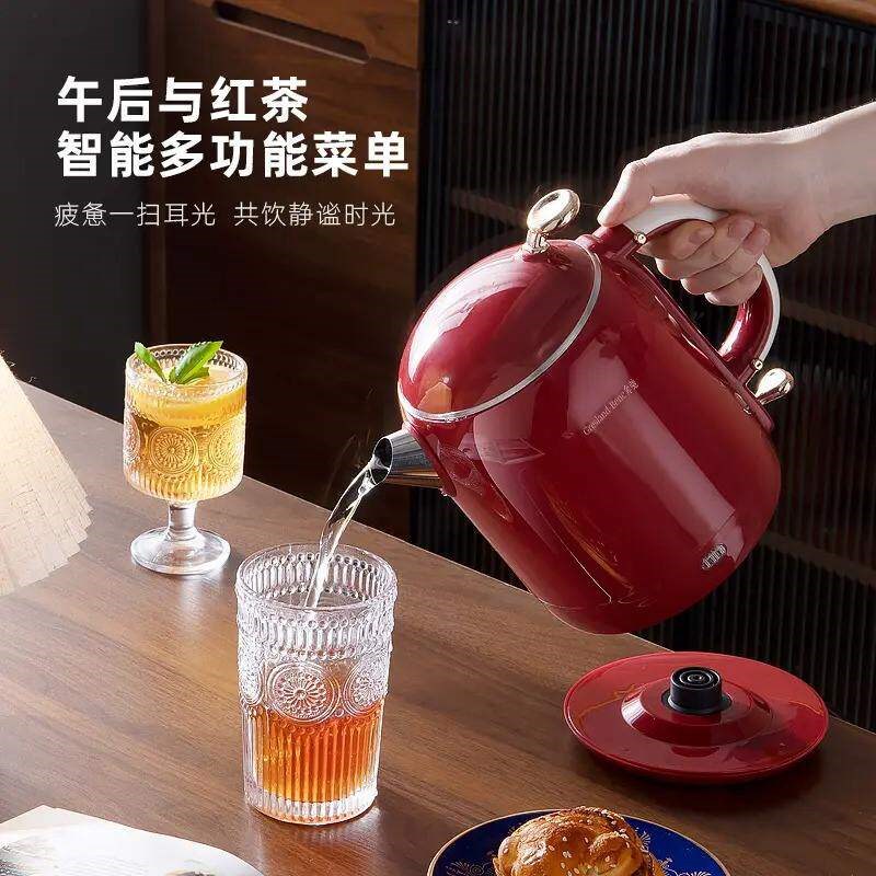 奔驰烧水壶2025新款家用电热水壶不锈钢大容量保温开水壶辛选百货