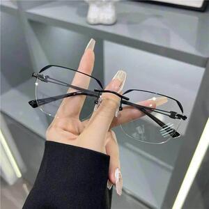 芸蕙百货无框老花镜远近两用清中老年防蓝光眼镜男女护目老光镜