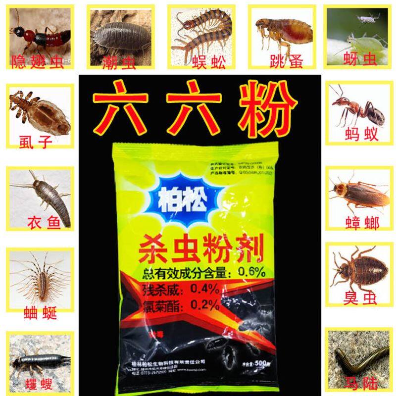 六六骚粉老牌子驱虫粉杀虫家用室内非老式农药床上杀跳蚤灭虱子药图片