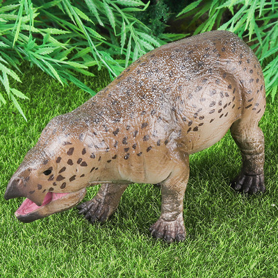 仿真利索维斯兽三叠纪可动摆件