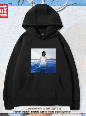 陈绮贞groupies吉他手音乐节周边连帽卫衣男女秋冬加绒百搭衣服潮