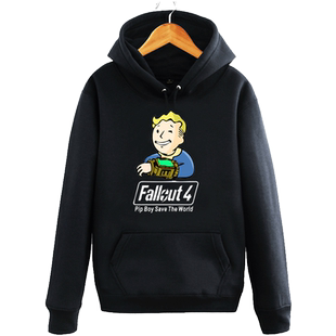 Fallout4 哔哔小子 pipboy Nuka cola 核子可乐连帽卫衣外套衣服