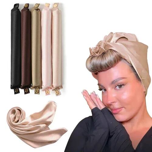 Heatless Hair Curler Curling Rod Headband No Heat Hair Rolle
