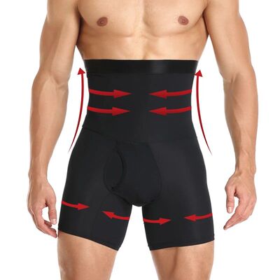 Men Tummy Control Shorts Body Shaper Compression High Waist