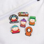 Badges Character Cute Cuys Enamel You Lapel Screw Brooches