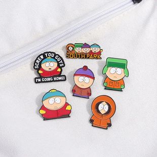 Screw Lapel Character Badges Brooches Enamel Cuys Cute You