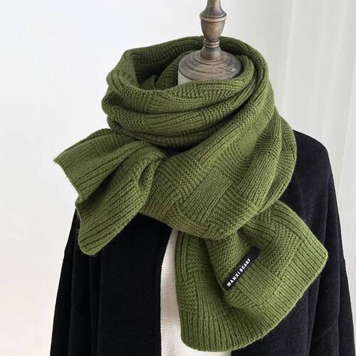 Scarf Solid Color Winter Warm Scarf Scarf for Men and Women
