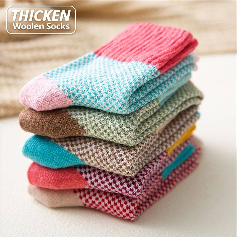 HSS Brand Thicken Women Winter Socks Warm Rabbit Wool Girl's