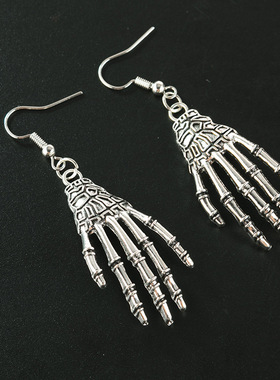new Halloween earrings skull bone joint palm eye earrings ea