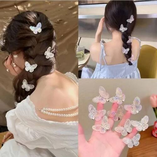 5/10/15/20Pcs  Cute Butterfly Hair Clip Bangs Clips Hair Acc