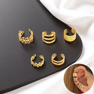 Elegant Styl 5pcs Trendy Cuff Classic Ear set Design