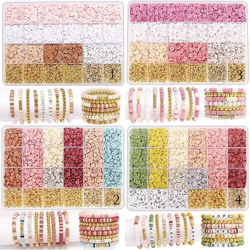 1900+PCS DIY Clay Beads Bracelet Making Kit - Friendship Jew