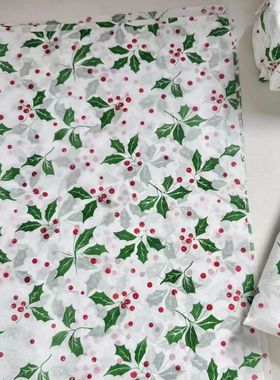 10pcs Christmas Bouquet Paper New Christmas Tree Pattern Pap