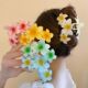 Sunflower Grab Shark Sweet Dopamine Flower Clip Gradient Cli