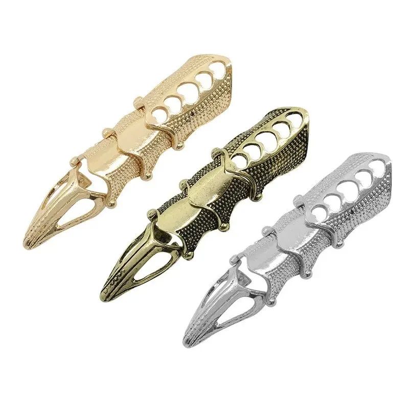 Y2K Punk Style Joint Full Finger Ring Claw Loop Rings For Wo