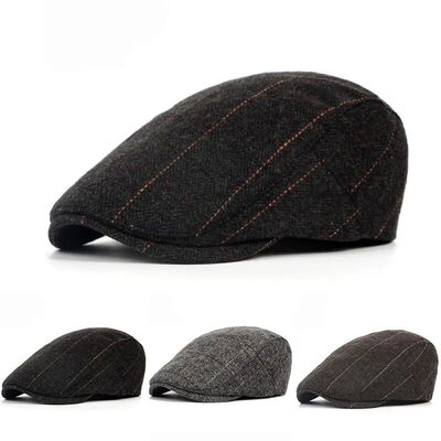 Retro Newsboy Caps Men British Painters Hats Autumn Winter B