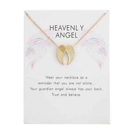 New TrendySilver Gold Color Alloy Heavenly Angel Wings Penda