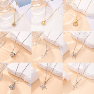Steel Pend Women Titanium end Sense High Necklace
