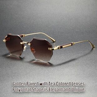 Sunnies Woman Man Sunglasses Unisex Rimless Fashion 2025New