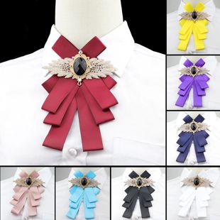 Tie Gorgeous Elegant Solid Bowtie Bow Chic Women Vintage