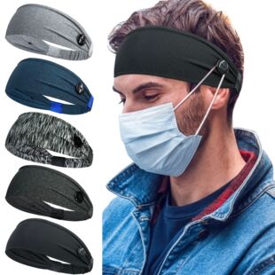 Sports Headbands For Men Woman Gym Yoga Sweat Hair Bands Sof