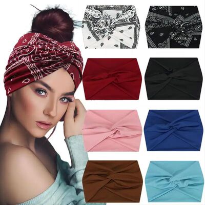 Wide Elastic Headband Hairband Pilates Yoga fitness Running