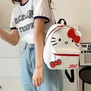 Kitty Backpack Cartoon Women Cute Hello Anime Waterpr Sanrio
