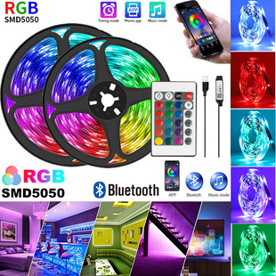 5050rgb Colorful Control Strip Blueto Remote Suit key Led