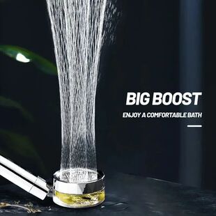 Propeller Shower Head Rainfall High Preassure with Fan Water