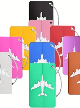 5/10pc Aluminum Travel Luggage Tag Durable Luggage Identific