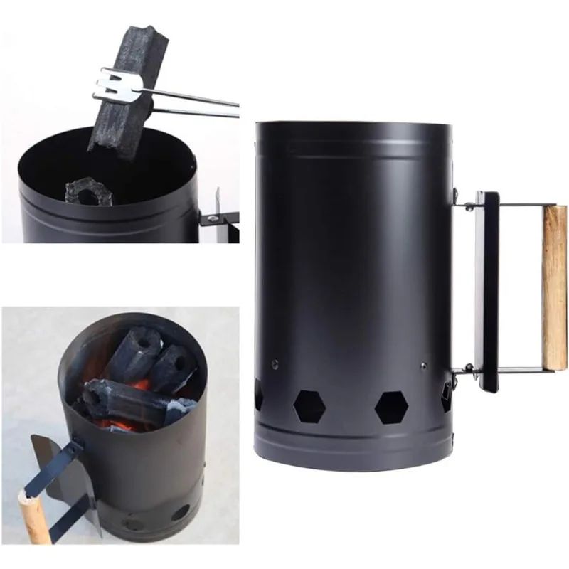 Barbecue Fire Starter Stainless Steel Barbecue Charcoal Burn