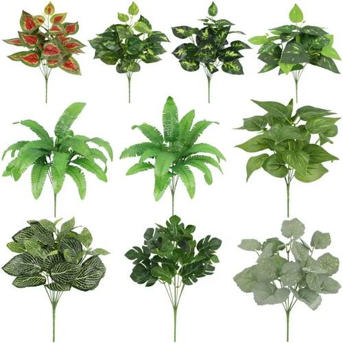 Artificial Plants Leaves Silk Tortoiseshell Leaf Dieffenboug