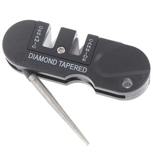 Whetstone Portable Sharpener Knife Carbide Tungsten Ceramic