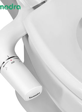 Bidet Attachment Ultra-Slim Toilet Seat Attachment Dual Nozz