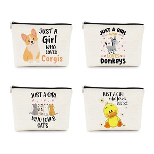 Printing Digital Waterproof Linen Animal Cosmetic Pattern