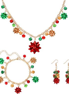 Christmas Earrings Sets Colorful Bell Drop Earring For Women