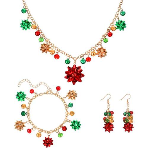 Christmas Earrings Sets Colorful Bell Drop Earring For Women