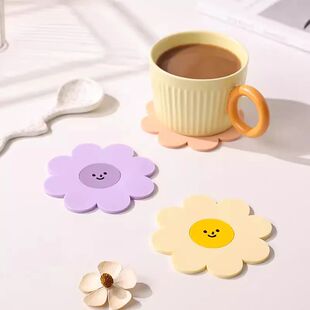 Sunflower Cute Placemat Coaster Anti-skidding and Heat-resis