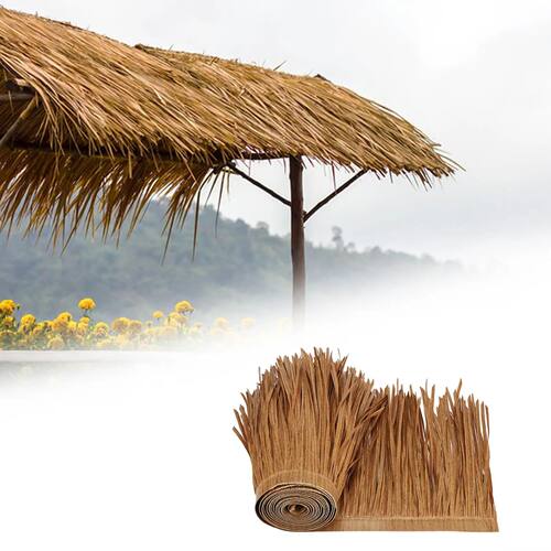 Grass Artificial Thatch Roofing for Outdoor Garden Patio Umb