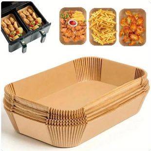 Air Fryer Paper Kitchen Disposable Rectangle Bakin 100pcs