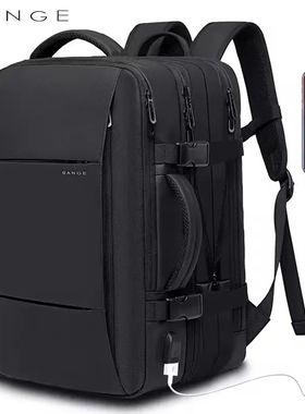 Travel Backpack Men Business Backpack School Expandable USB