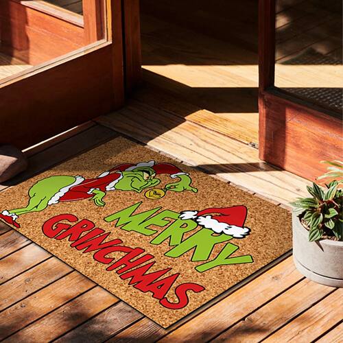 Christmas Door Mat Outdoor Welcome Mat For Front Door Entryw