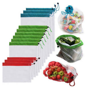 Vegetable And Polyester Repe Can Mesh Bag Patchwork Fruit