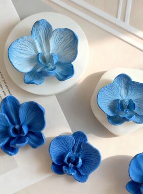 Phalaenopsis Orchid Flower Silicone Mold 3D Petal Candle Mol