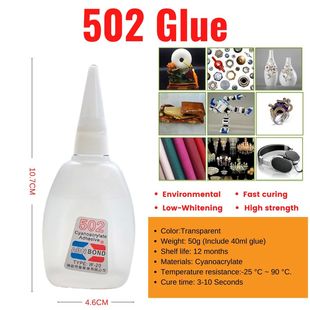 Glue Instant Dry 50g Strong Super Cyanoacrylate Adhesive 502